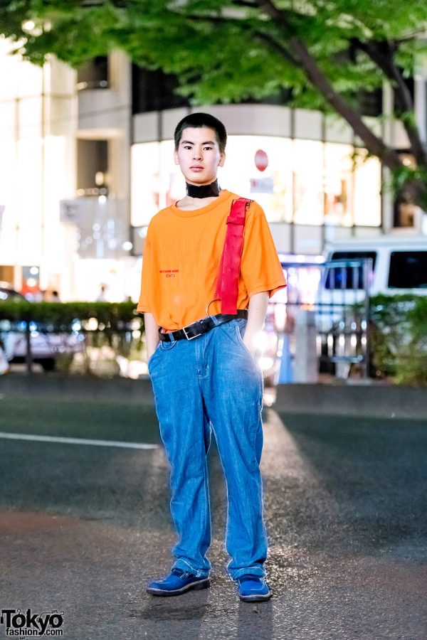 Harajuku Guy in Vintage & Handmade Streetwear Style