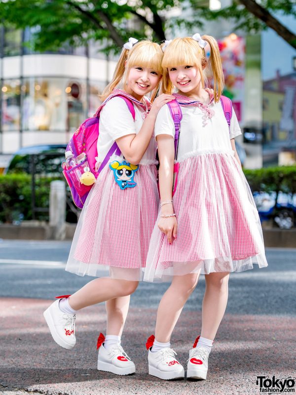 Japanese Twin Idols in Matching Kawaii Harajuku Street Styles – Tokyo ...