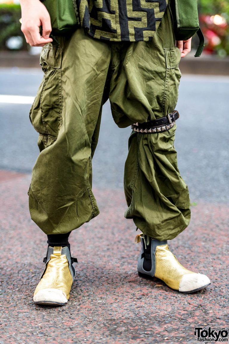Green Camo Tactical Japanese Streetwear Style w/ Comme des Garcons ...