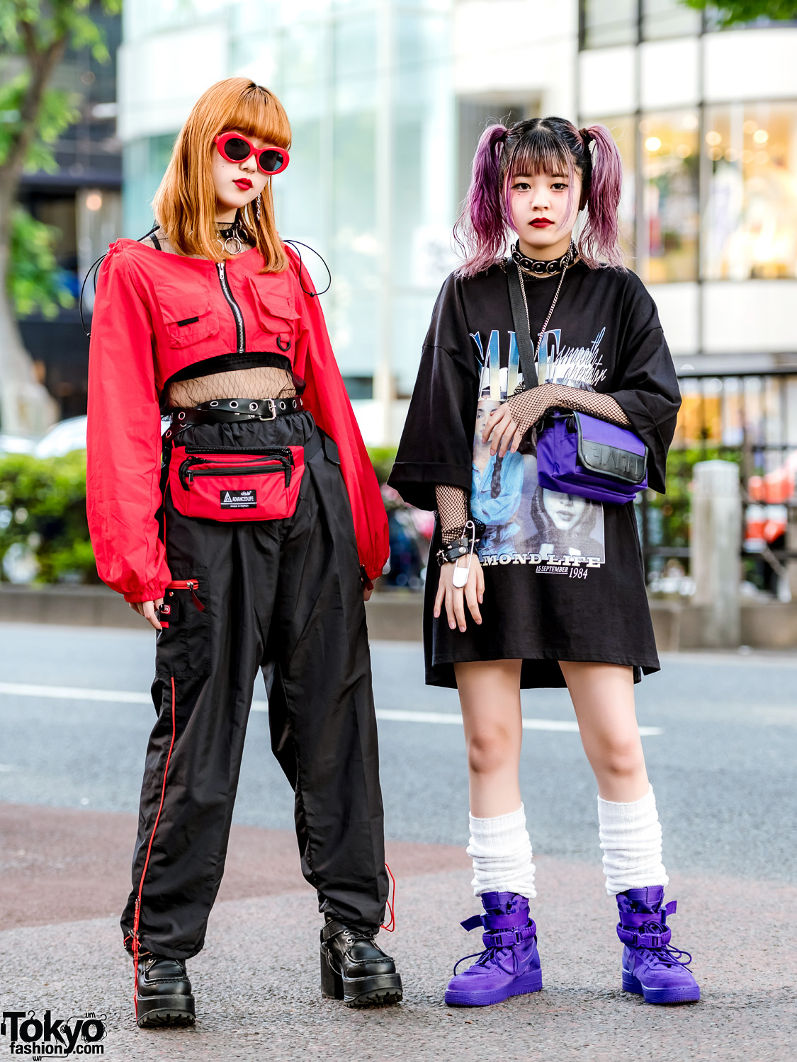 Harajuku Girls Streetwear w/ Sade T-Shirt, Never Mind the XU, Faith Tokyo, Nike & Out Of This World