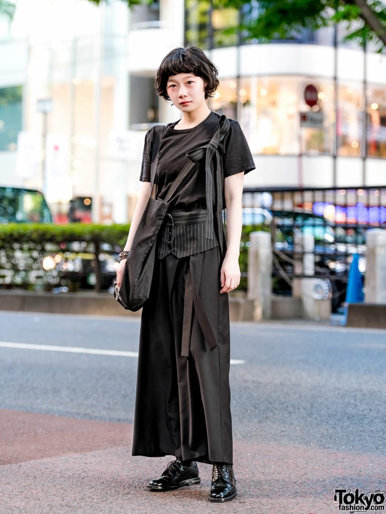 Minimalist Japanese Street Fashion W Yohji Yamamoto 34 Three Quarter Churchs Shoes 7362