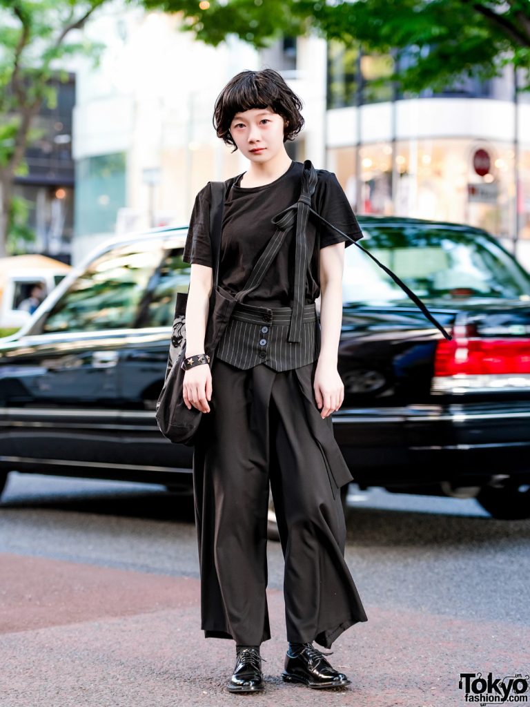 Minimalist Japanese Street Fashion W Yohji Yamamoto 34 Three Quarter Churchs Shoes 1139