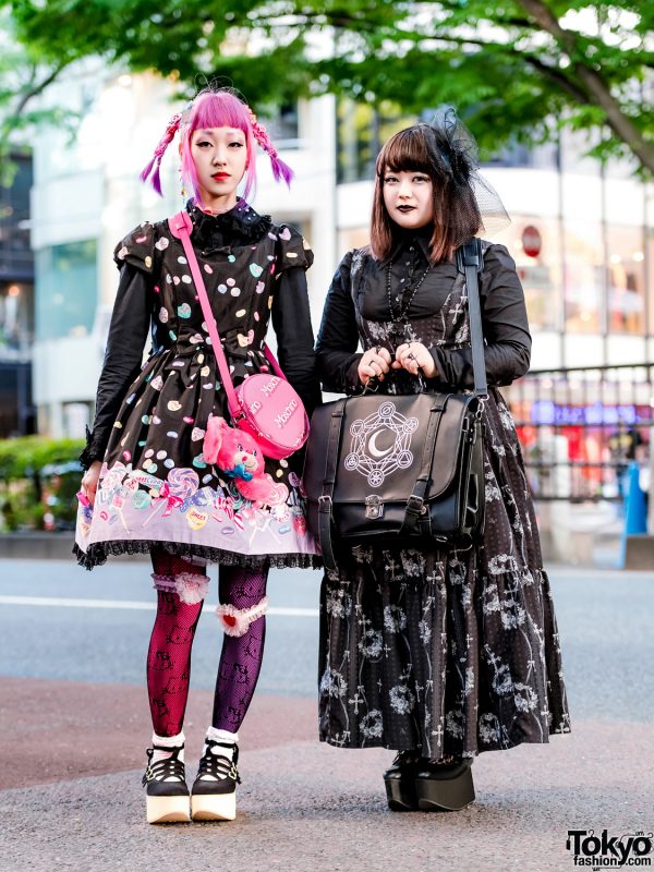 Harajuku Lolita Fashion w/ Angelic Pretty, Innocent World, Black Peace Now, 6%DOKIDOKI & Moschino