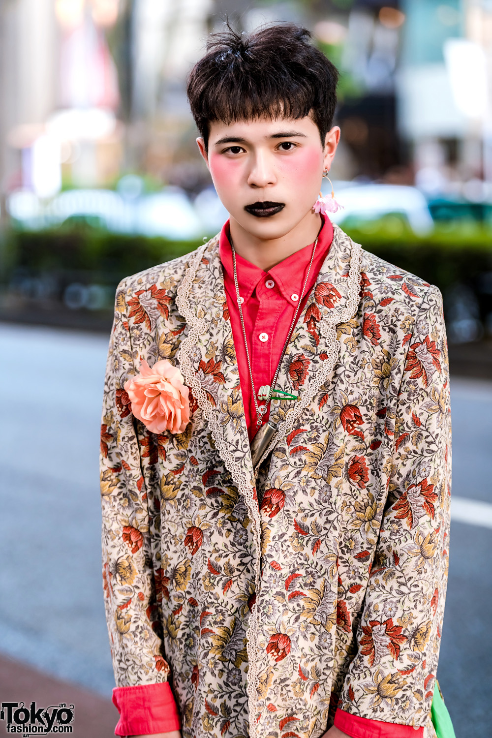Harajuku Mens Streetwear Styles w/ Handmade & Vintage Fashion, Fuchsia ...