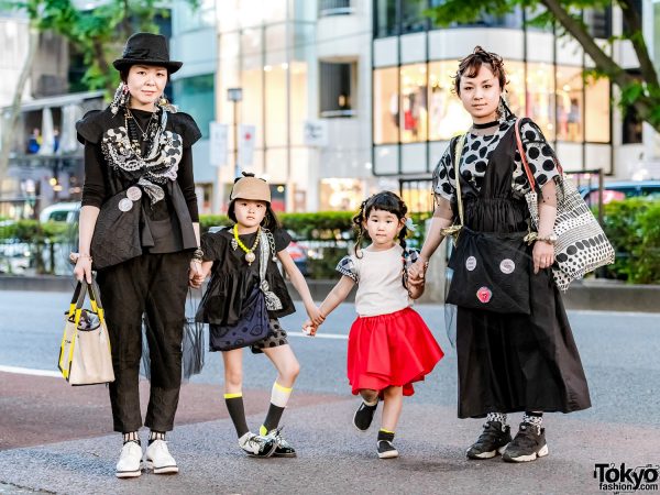 Mothers & Daughters Harajuku Street Fashion w/ Franky Grow, Balenciaga, Reebok, LV, Kouitten & Arere