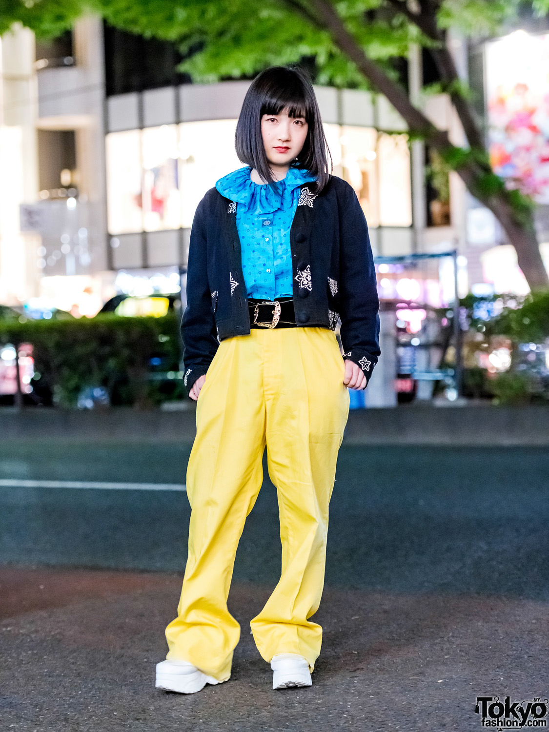 Harajuku Girl in Vintage Street Fashion w/ Punk Cake, Faith Tokyo & Yosuke