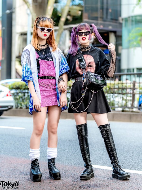 Harajuku Girls in Edgy Street Styles – Tokyo Fashion
