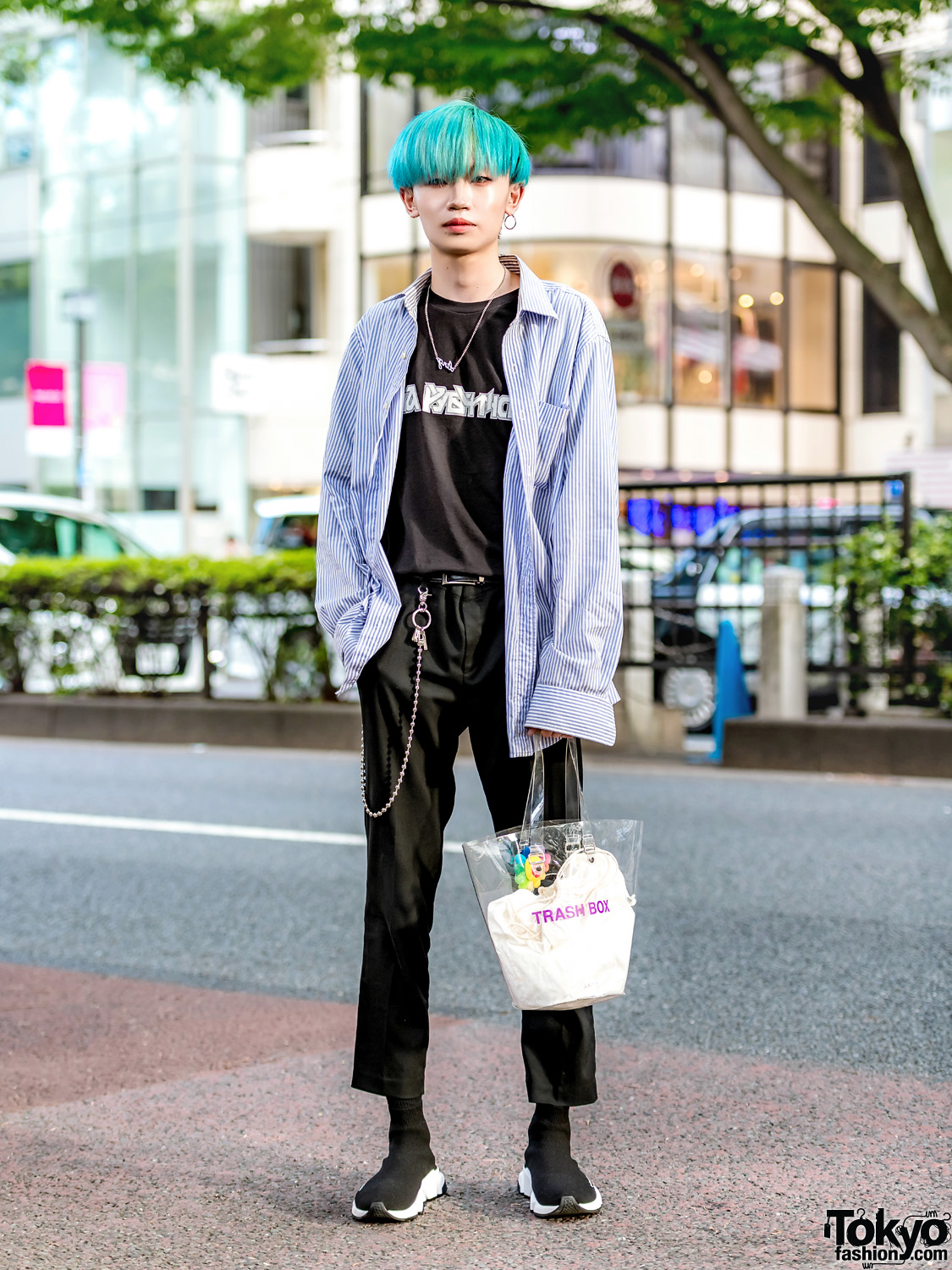 Japanese Streetwear Style w/ Aqua Bob, Tommy Hilfiger, Gosha Rubchinskiy, Uniqlo, Nana-Nana & Balenciaga Sneakers