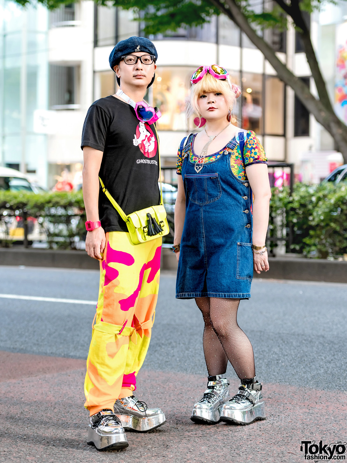 Japanese Couple Style w/ ESQAPE Shoes, Jeremy Scott x Adidas, Ghost Busters x Soulsmania, Dr. Martens, Kangol & Pinnap Harajuku – Tokyo Fashion
