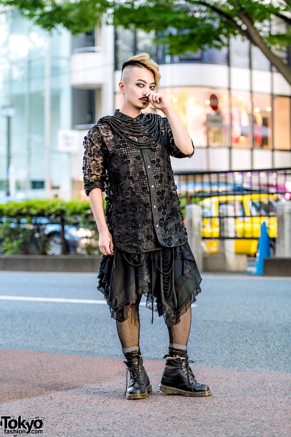 All-Black Harajuku Streetwear Style w/ H.T.Maniac, MalkoMalka, BeautiK & Dr. Martens