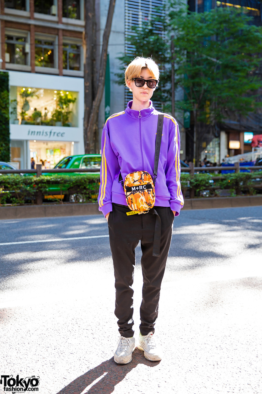 Sporty Casual Style in Harajuku w/ Nerdy, H&M, Givenchy, M+RC Noir & Supreme x Nike Air Max 98 Sail Sneakers