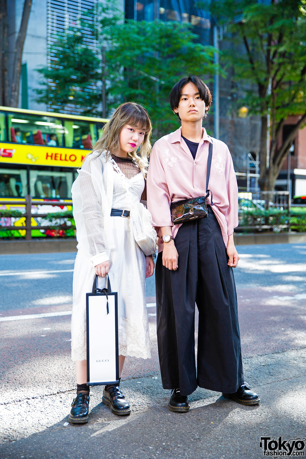 Harajuku Duo's Street Styles w/ LAD Musician, Mame, Dr. Martens & JieDa