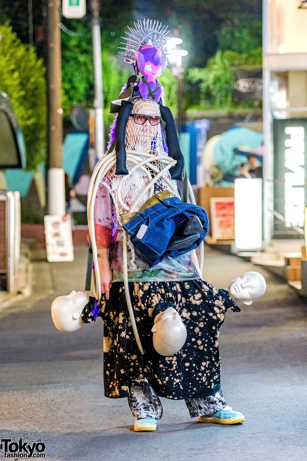 Mannequin Heads & Handmade Avant-Garde Harajuku Street Fashion w/ Cordyceps & Mused