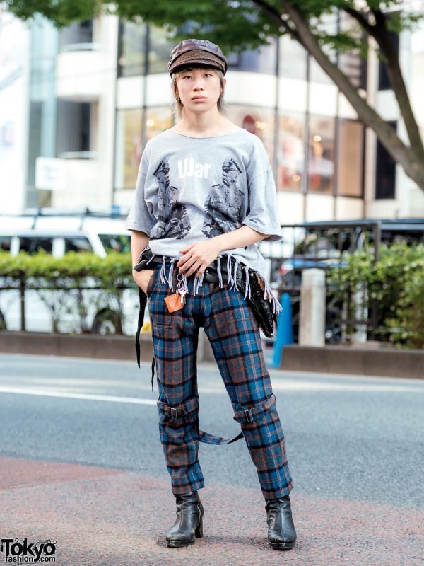 Harajuku Fringe & Plaid Street Style w/ Banal Chic Bizarre, Phingerin ...