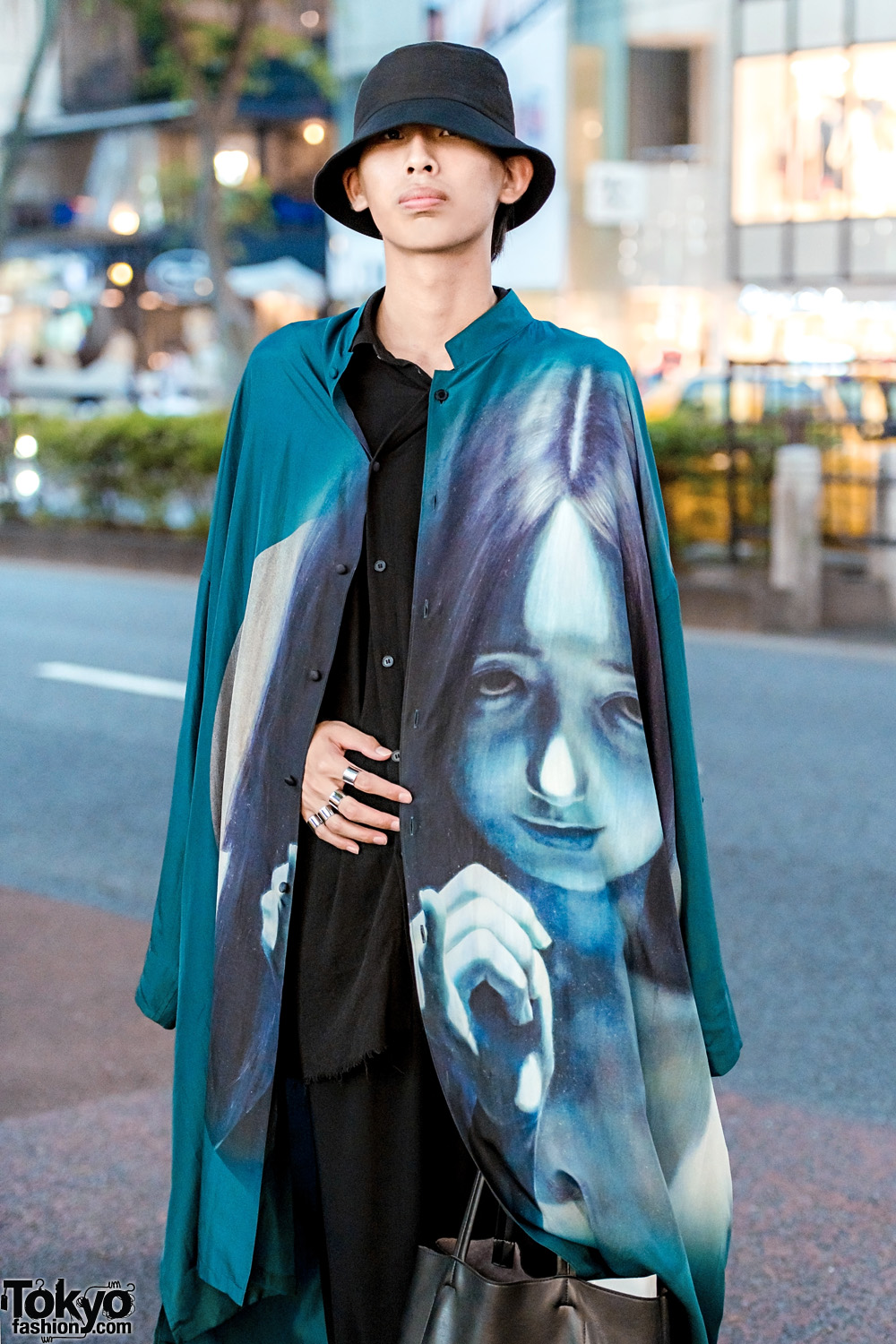 Yohji Yamamoto Art Print Coat – Tokyo Fashion