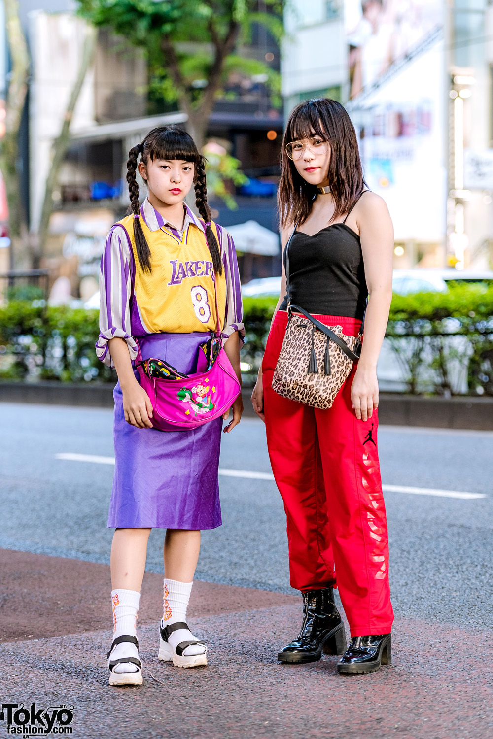 Japanese Girls’ Street Styles w/ Lakers Jersey, RRR Show Room, Jordan ...