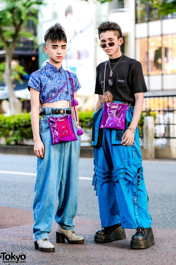 Vintage & Eclectic Harajuku Street Styles w/ Mandarin Collar Top, King Family, Demonia, Forever21, 0.14 & Oh Pearl Sling Bags