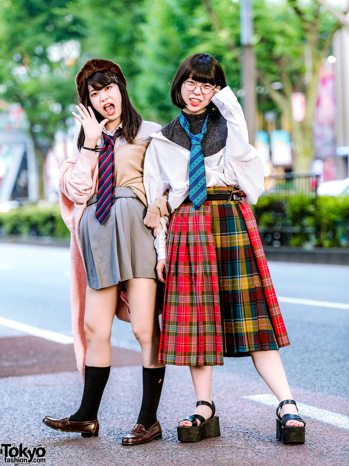 Japanese School Uniform Inspired Harajuku Street Styles w/ Neck Ties ...