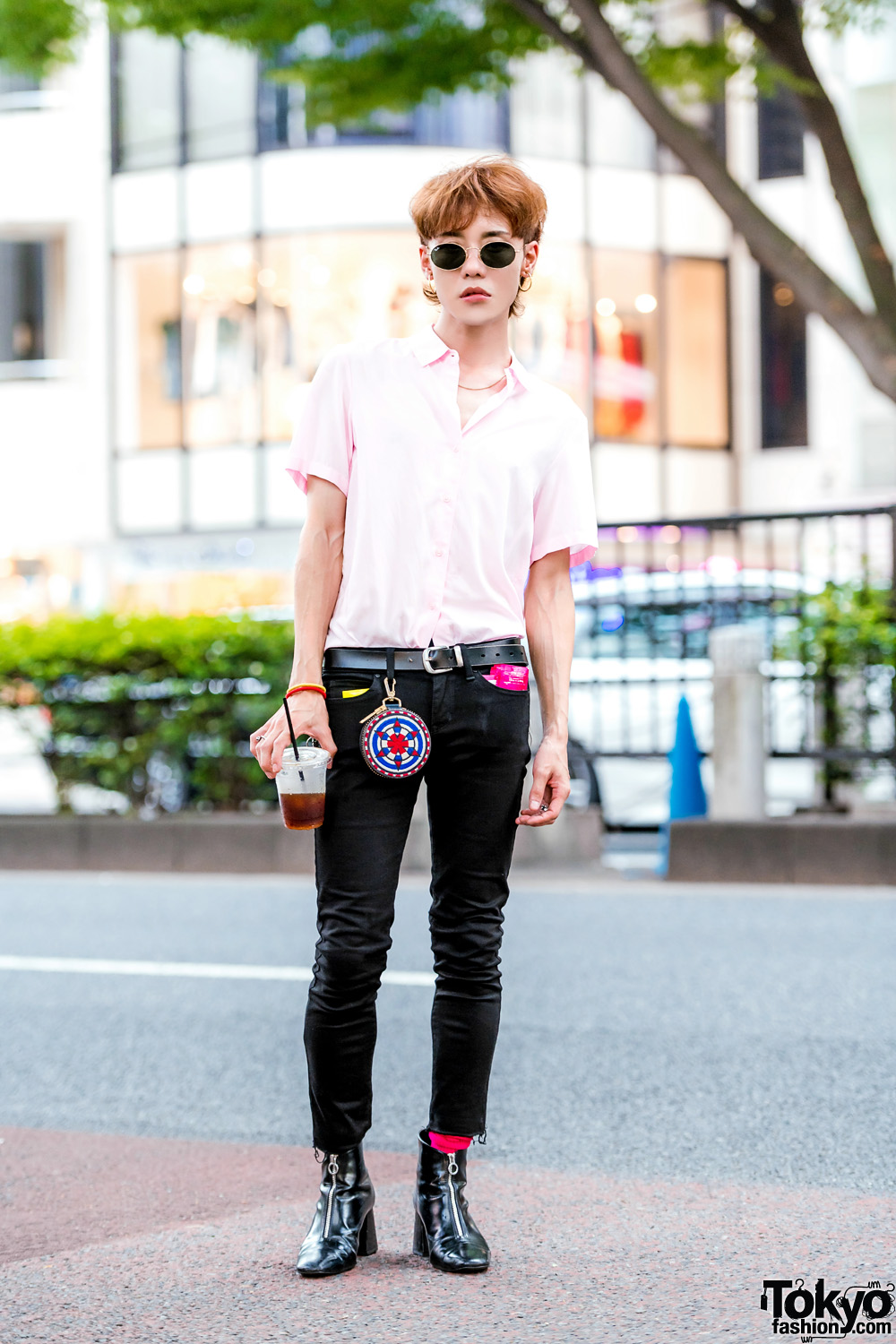The Symbolic Tokyo Designer in Harajuku w/ John Lawrence Sullivan Outfit, Zara Pointy Boots & BlackMeans Accessories