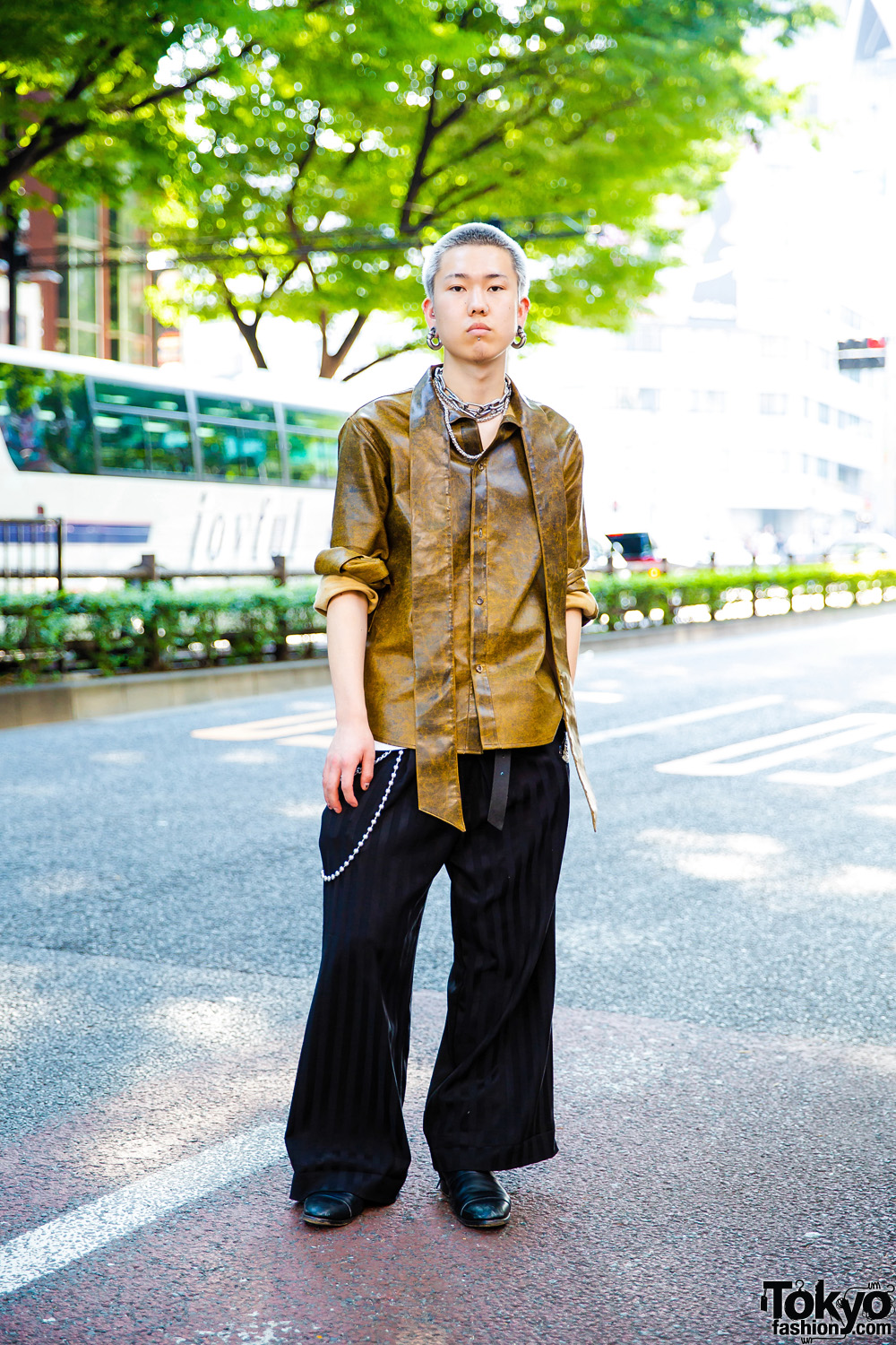 Japanese Hair Stylist in Edgy Tokyo Street Fashion w/ Barragan, M.Y.O.B., John Lawrence Sullivan & Gucci
