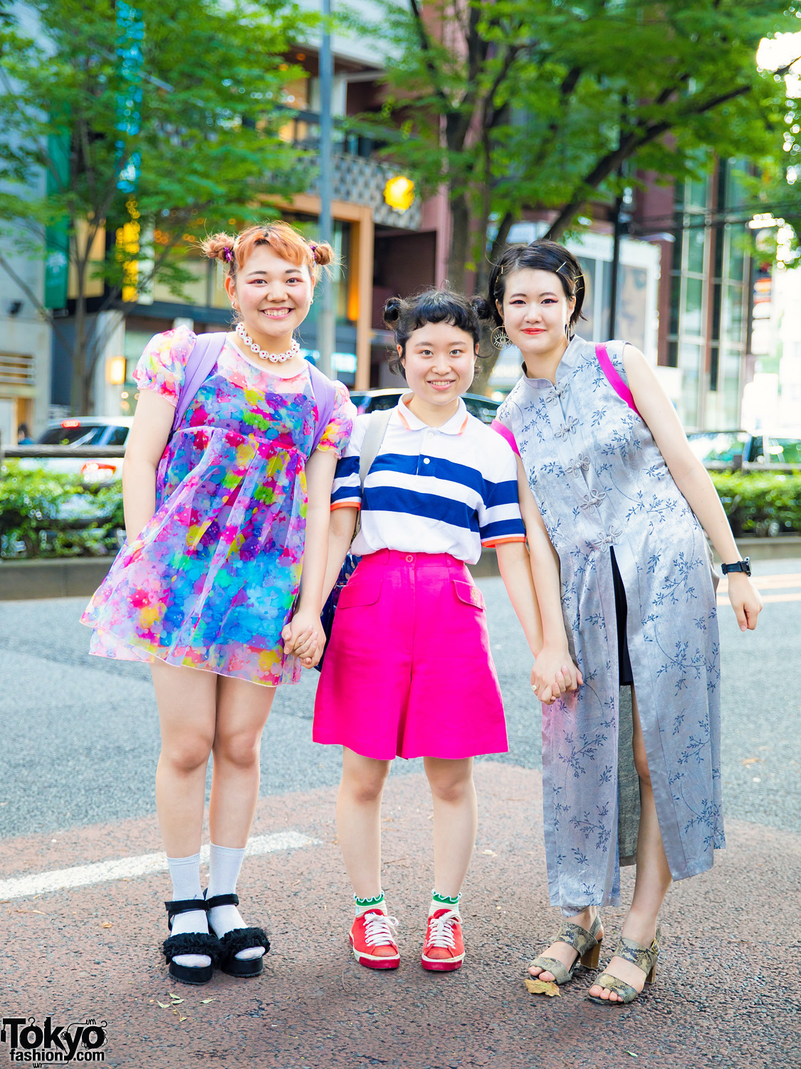 Tokyo Vintage & Hand-Me-Down Street Styles w/ GU, Claire’s, 6%DOKIDOKI, Pameo Pose & Cath Kidston