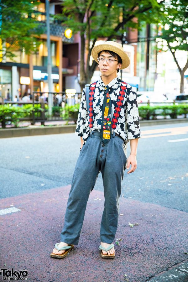 Japanese Chef in Vintage & Handmade Street Style