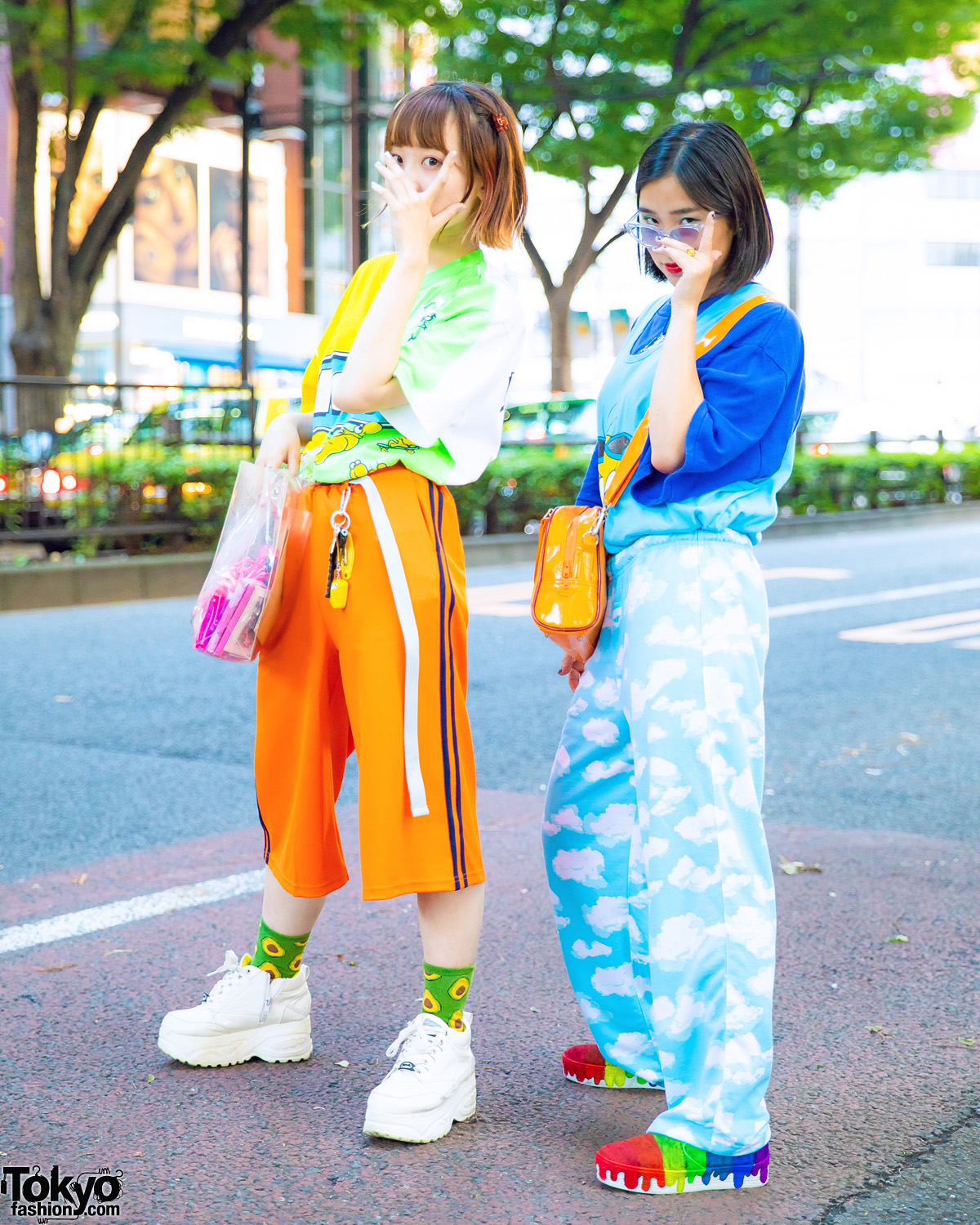 Harajuku Teens in Colorful Remake Street Style w/ Kiki2, Aymmy in the Batty Girls, NaNa-NaNa, Yosuke, One W Oh, OK, Little Sunny Bite & Kobinai