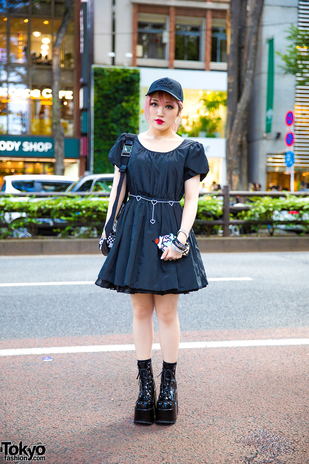 Moth in Lilac Guitarist in Harajuku w/ Earth Music & Ecology Dress ...