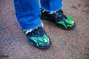 nike supreme flames