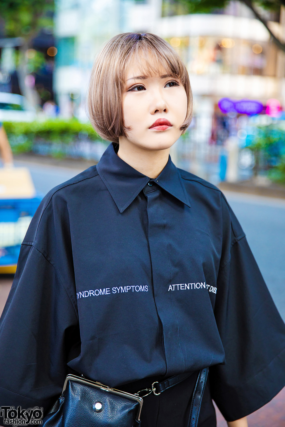All Black Minimalist Street Style in Harajuku w/ Oversized Sleeves, H&M ...