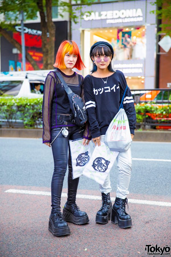 Harajuku Girls Street Styles w/ Faith Tokyo, Demonia, H&M, Vivienne Westwood, Never Mind the XU & MYOB