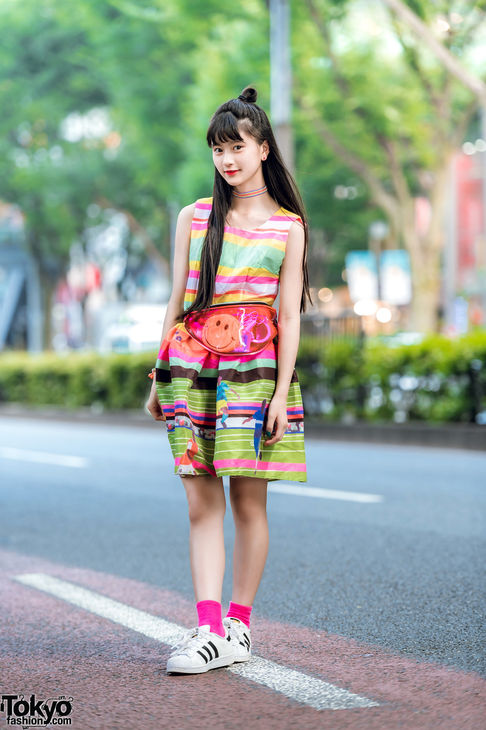 adidas colorful dress