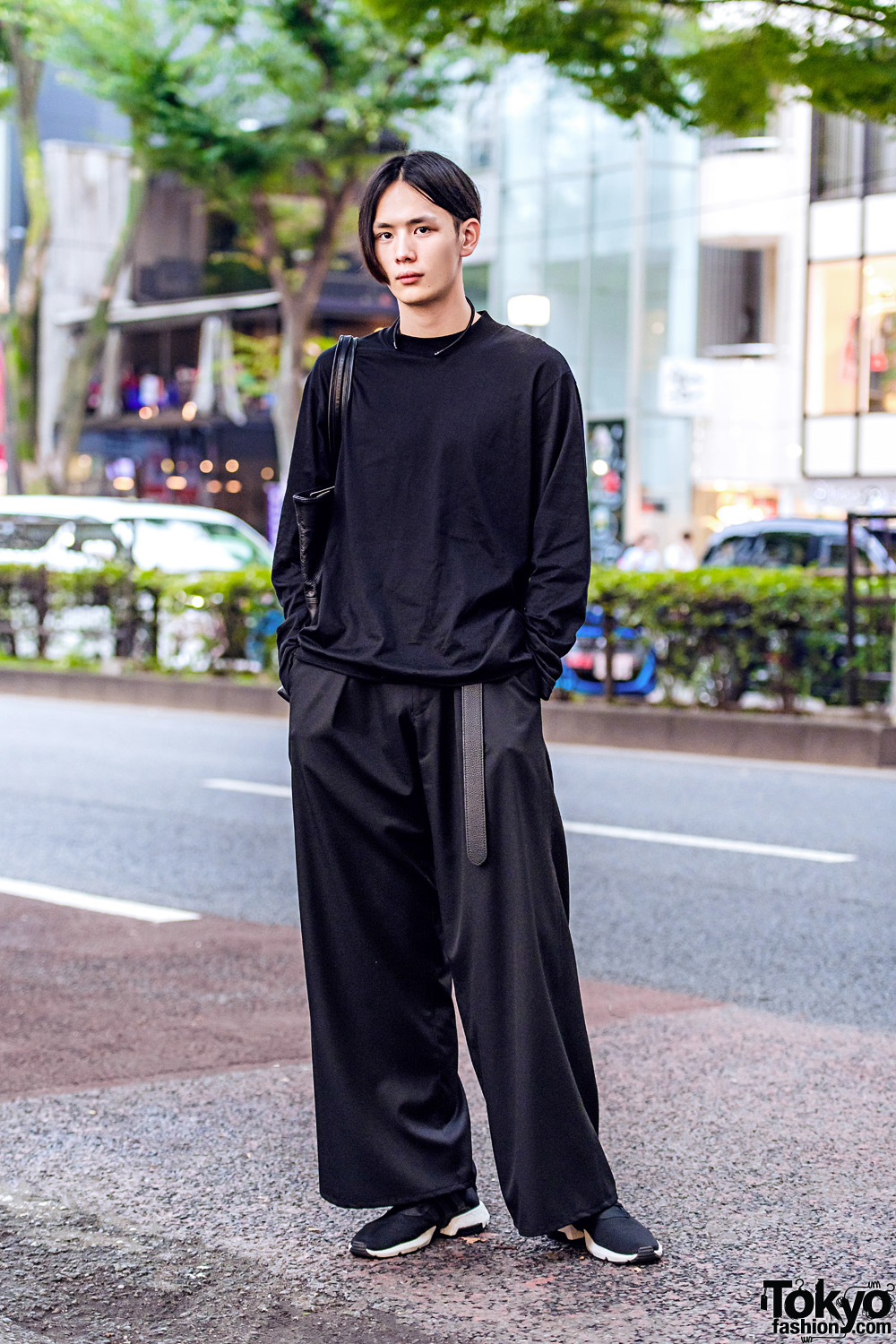 Japanese Actor in All Black Streetwear Style w/ Little Big, Sulvam ...