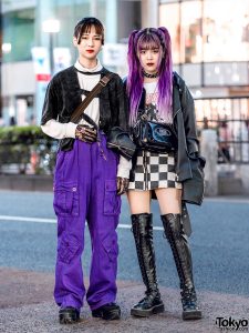 Purple & Black Harajuku Streetwear Styles w/ Never Mind the XU, Crank ...