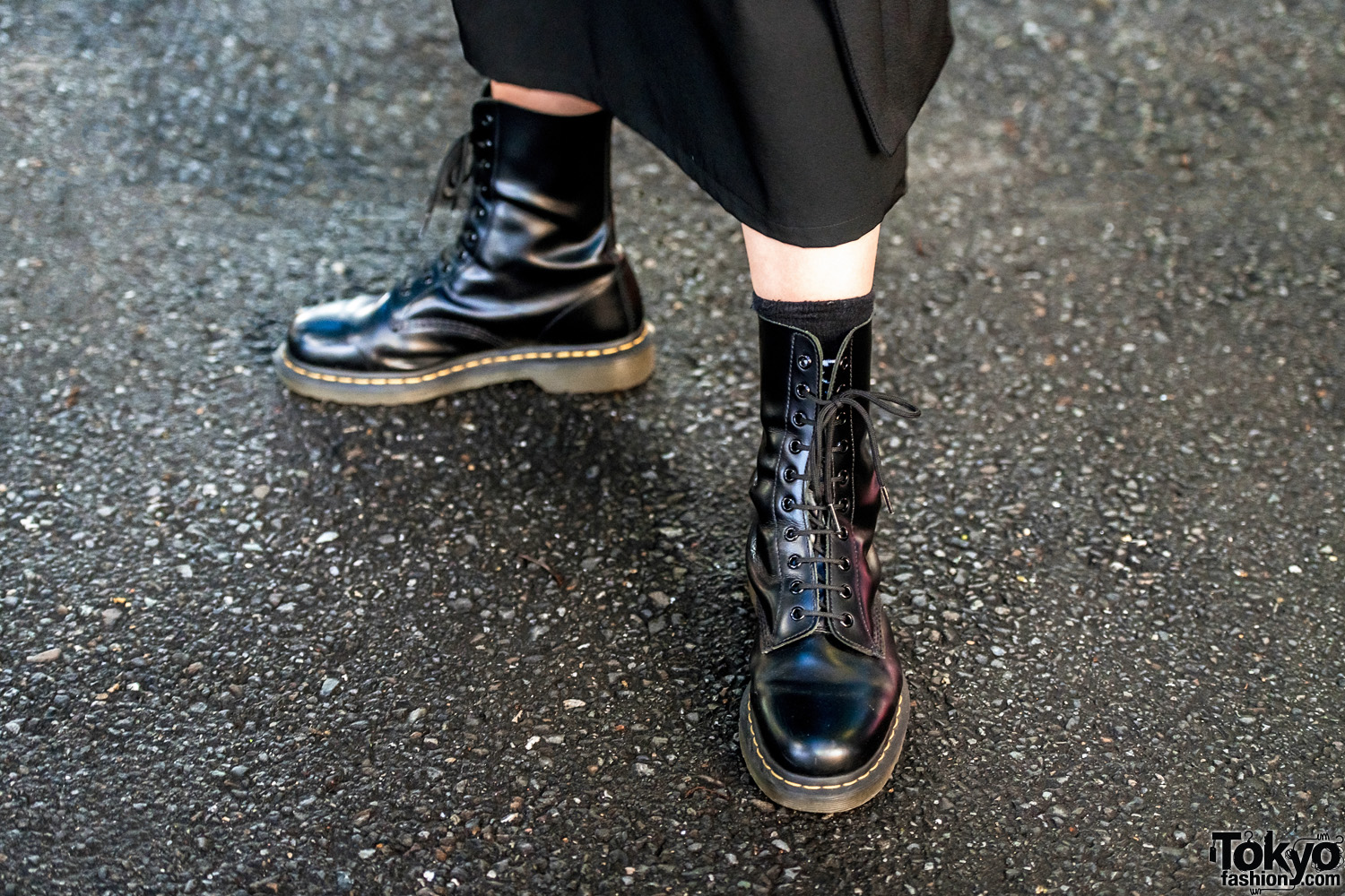 Yohji Yamamoto Streetwear Styles in Harajuku w/Dr. Martens Boots, Kei ...