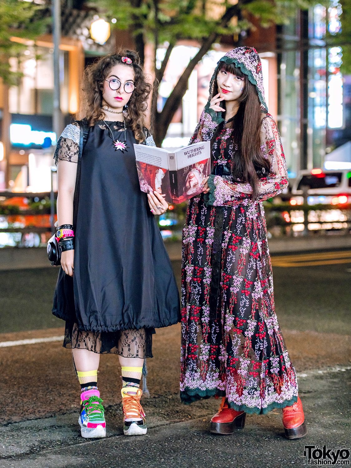 Harajuku Street Styles w/ Handmade Balloon Dress, Murral Lace Dress, Codona De Moda, Mikio Sakabe & Nude Trump