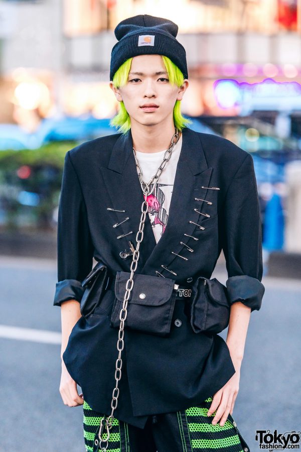 Remake Japanese Streetwear in Harajuku w/ Neon Hair, Vintage Blazer ...
