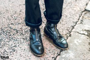 Alfredo Bannister Leather Zipper Boots – Tokyo Fashion