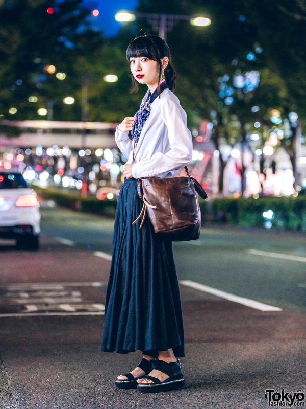 Minimalist Japanese Street Style w/ Yohji Yamamoto, Kolor, United Nude Sandals & Cornelian Taurus Handbag