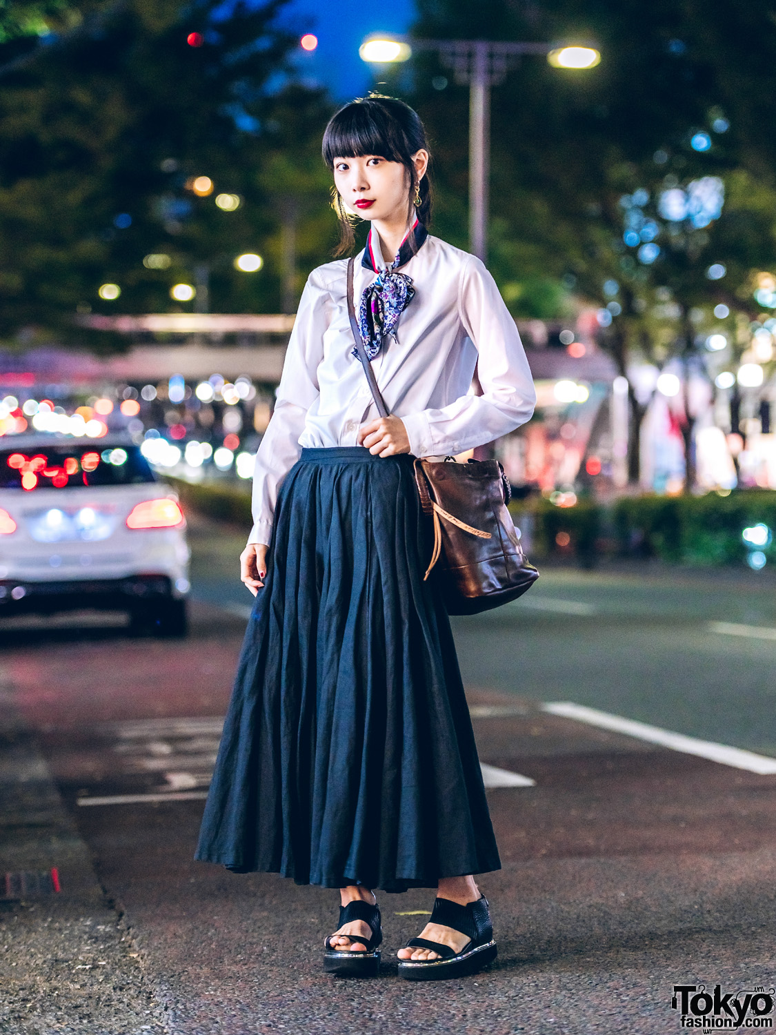Minimalist Japanese Street Style w/ Yohji Yamamoto, Kolor, United Nude Sandals & Cornelian Taurus Handbag