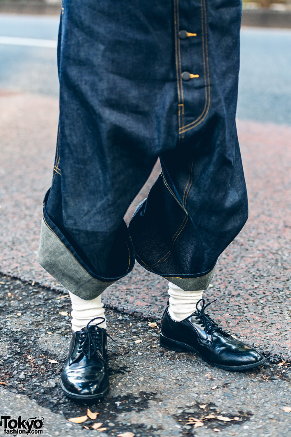 Christopher Nemeth Rope Print Fashion in Harajuku w/ Beret