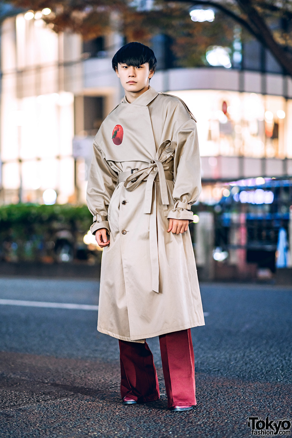 Menswear Winter Street Style w/ Blunt Bob, Oversized Keisuke