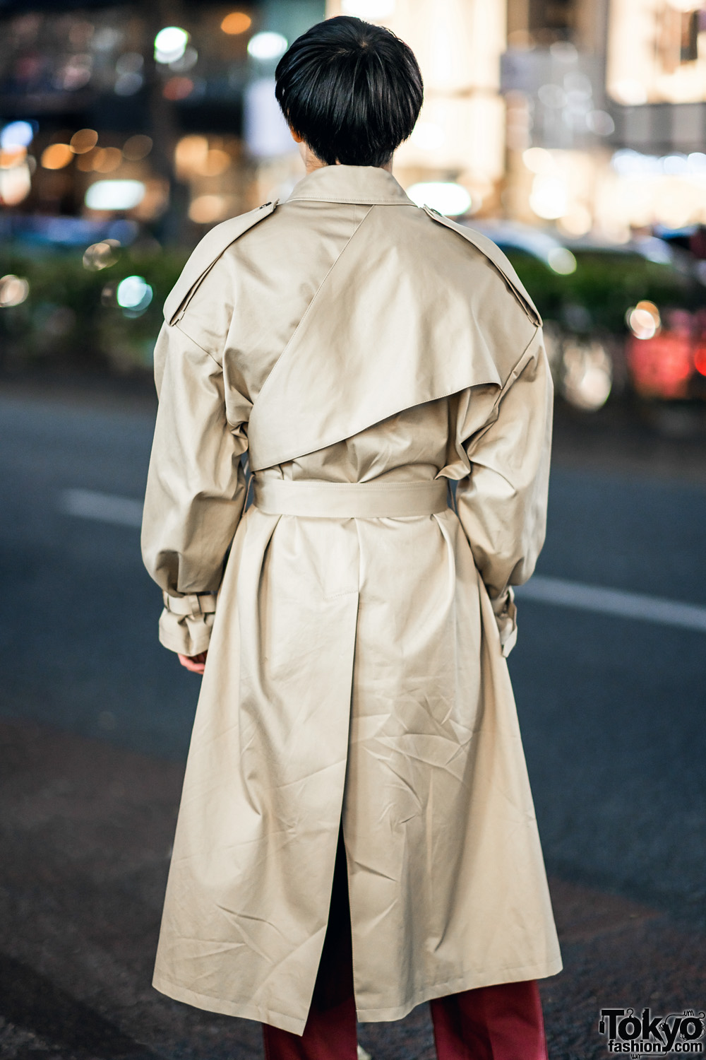 Menswear Winter Street Style w/ Blunt Bob, Oversized Keisuke