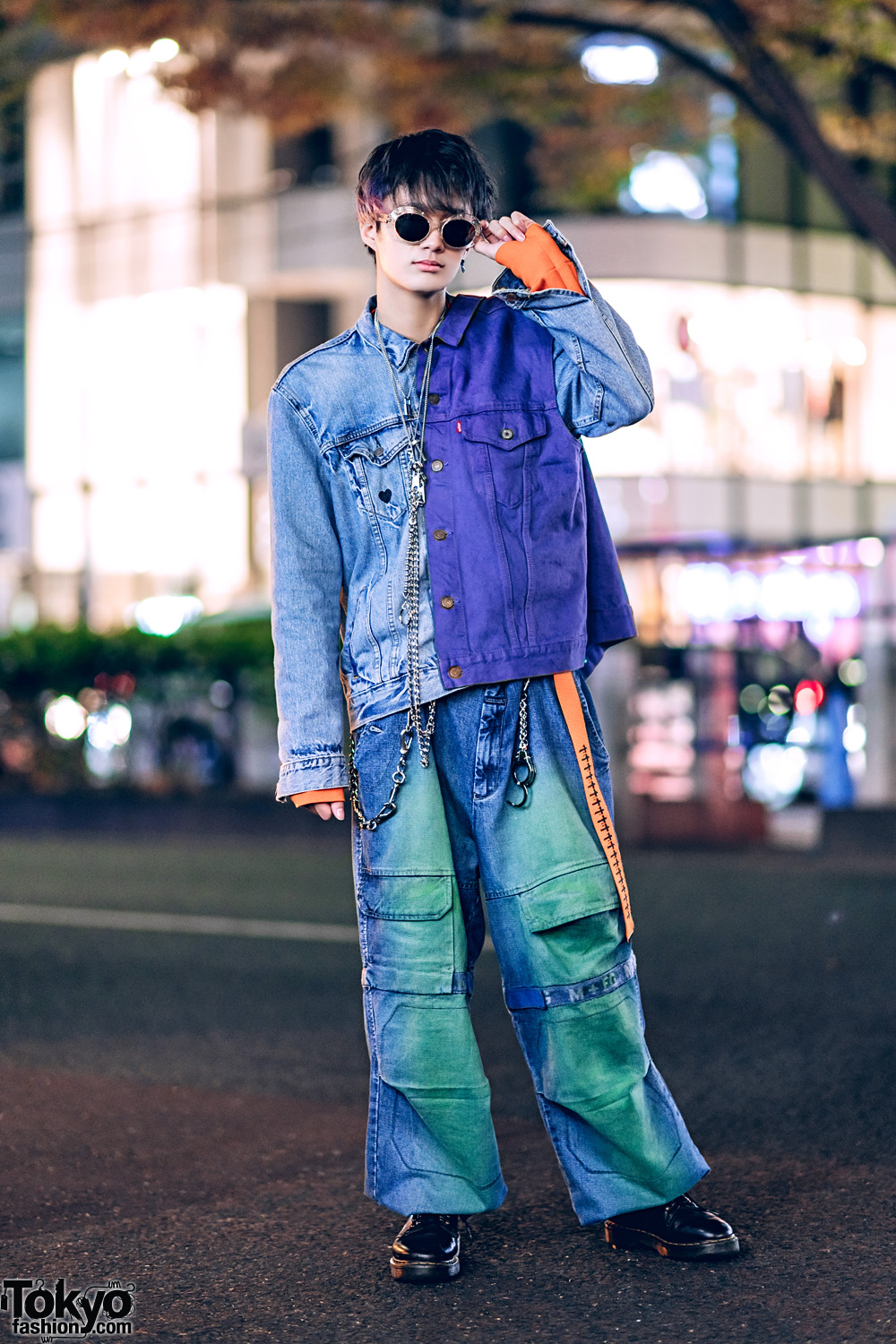 Tokyo Double Denim Streetwear Style w/ Levi’s & Marithe + Francois ...
