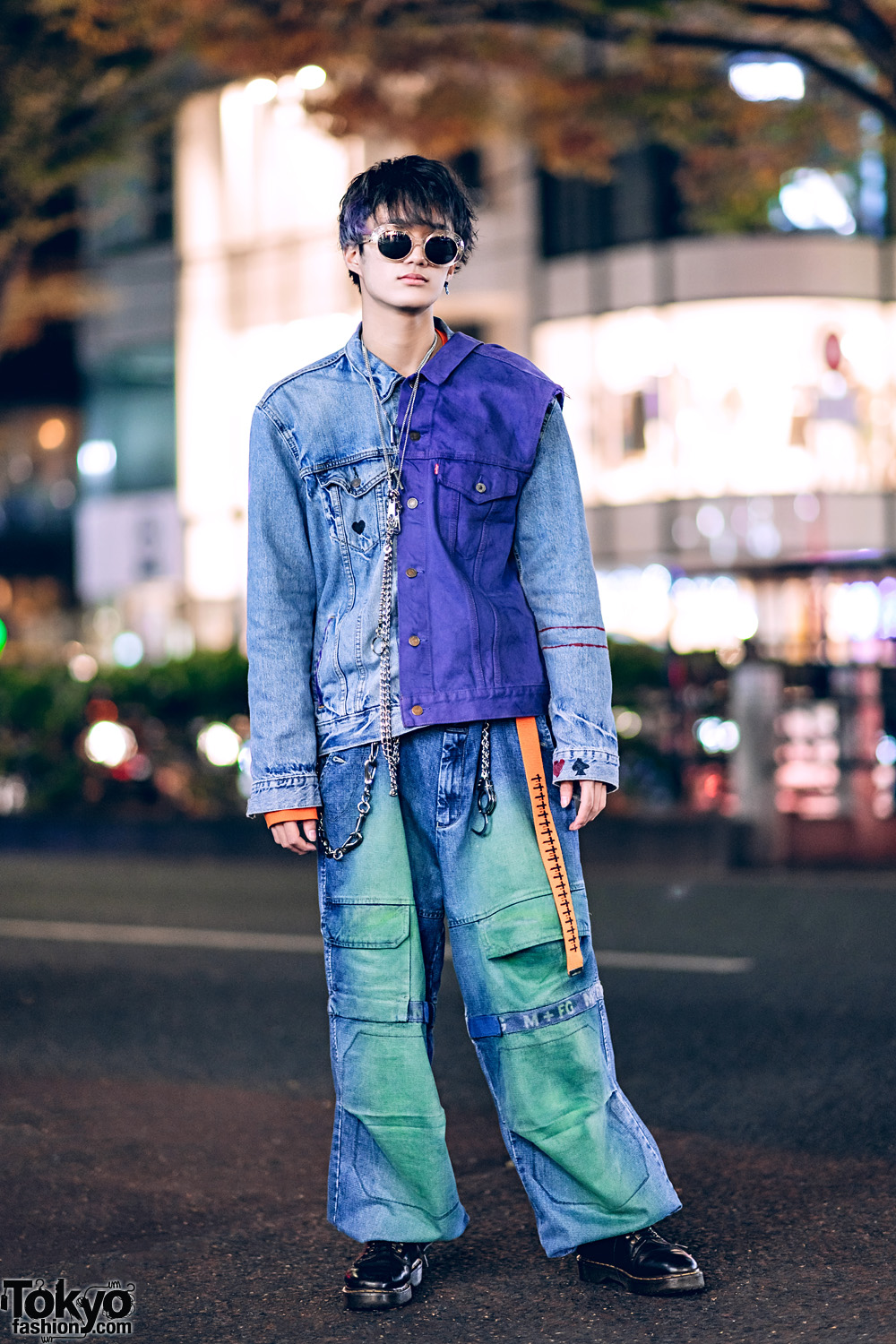 Tokyo Double Denim Streetwear Style w/ Levi’s & Marithe + Francois ...
