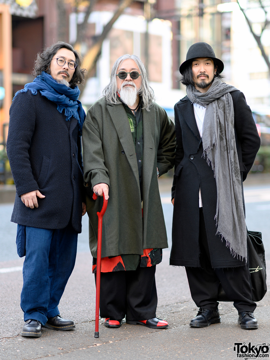 Tokyo Winter Streetwear Styles w/ Yohji Yamamoto, Ground Y, Okura & Dr. Martens