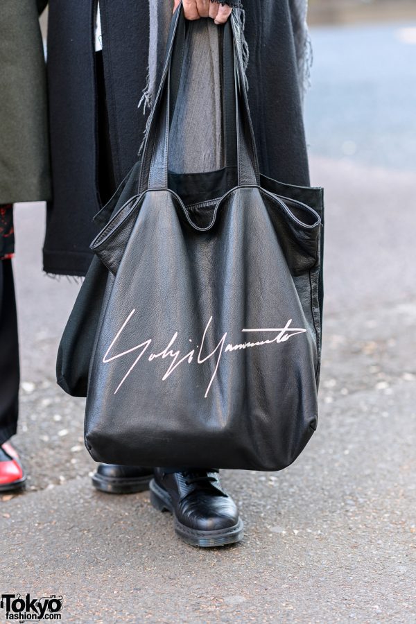 Yohji Yamamoto Leather Tote Bag – Tokyo Fashion