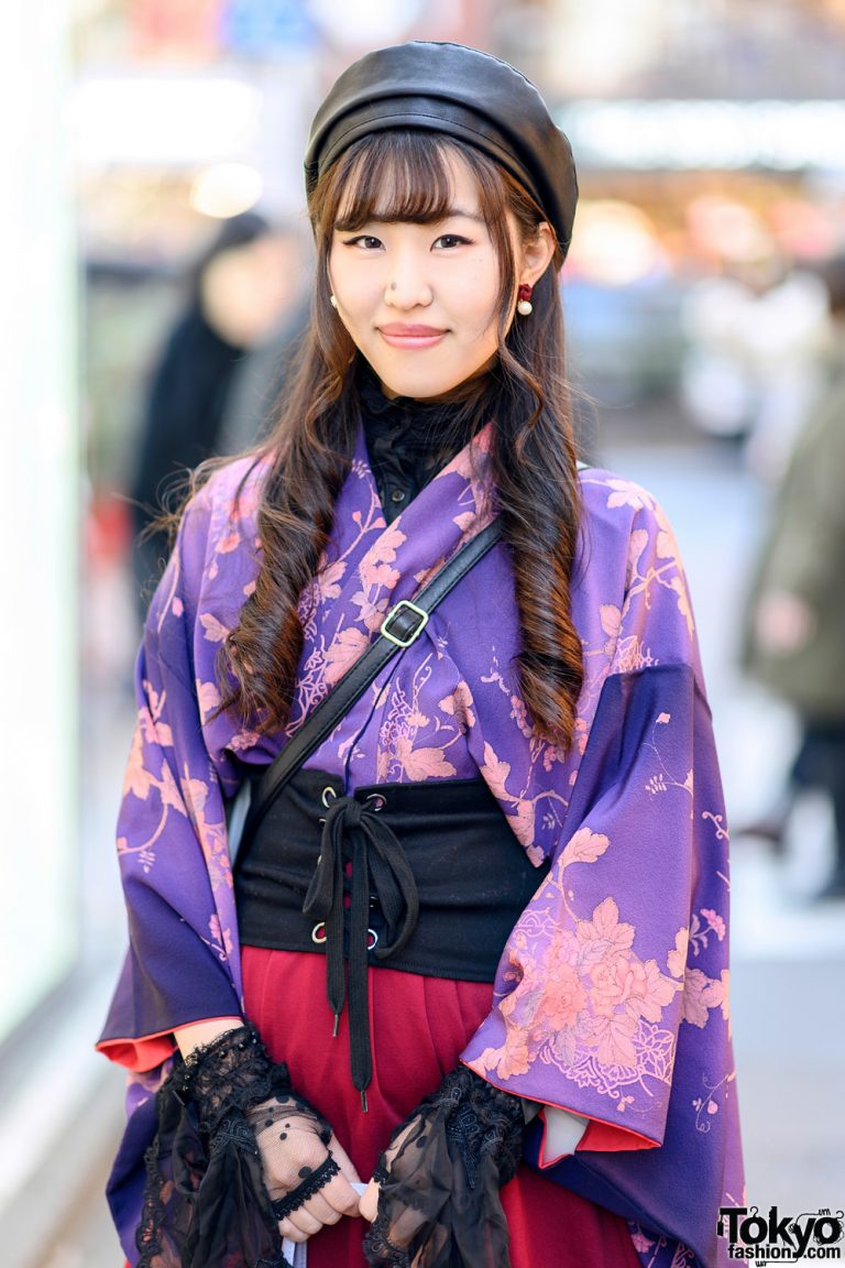 Colorful Vintage Kimono Street Styles w/ Mamechiyo Modern, MIIA, Maison ...