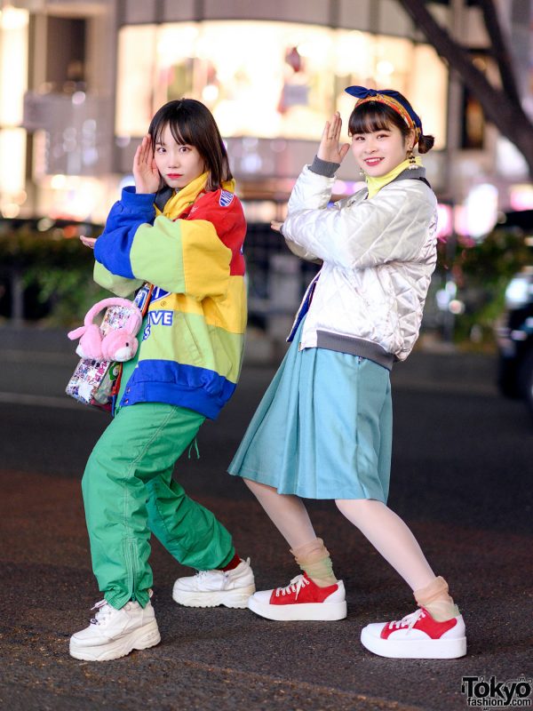 Harajuku Girls Colorful Fun Street Styles w/ Nana-Nana, San To Nibun No Ichi, Kiki, FILA, Tokyo Bopper, Yosuke & Vintage