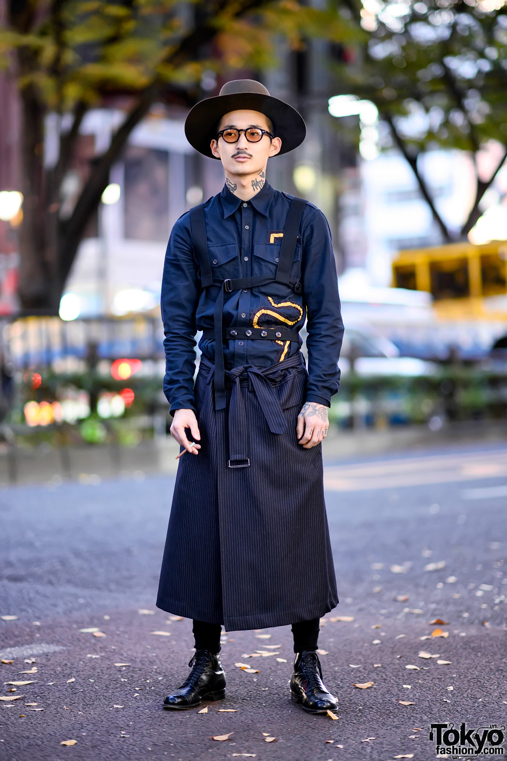 Retro Japanese Street Style in Harajuku w/ Dries Van Noten, The Fat Hatter & Vintage Fashion